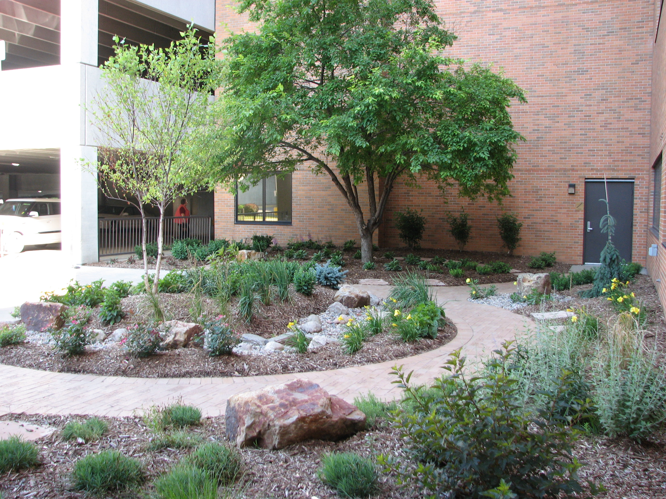 Photo of Methodist Jennie Edmundson Healing Garden Pavers