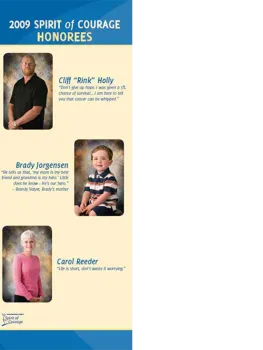 Spirit of Courage Recipients 2009