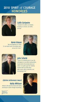 Spirit of Courage Recipients 2010